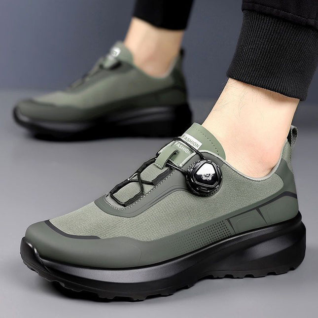 Thick Bottom Rotating Button Sneakers