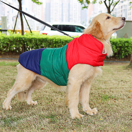 Water-Repellent Cotton Pet Jacket – Skin-Friendly Winter Wear for Dogs & Cats