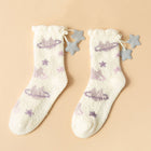 Winter Thick Women’s Socks – Japanese Sweet Cartoon Coral Fleece Socks