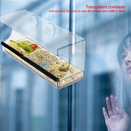 New Acrylic Bird Feeder Box