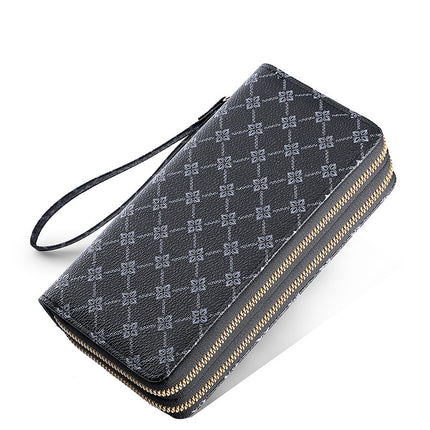 European Retro Printed PU Leather Handbag