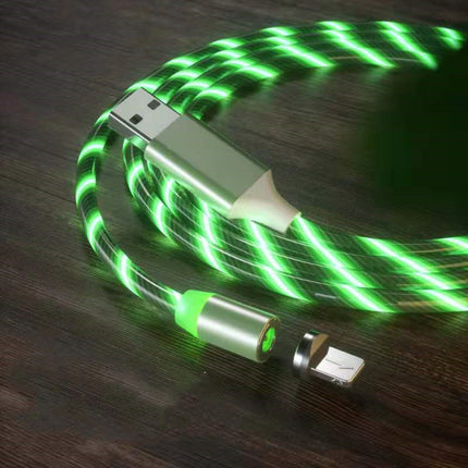 Magnetic Fast Charging Cable – LED Type-C & Micro USB Charger