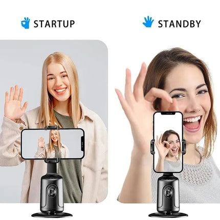 360° AI Auto Face Tracking Gimbal Phone Holder