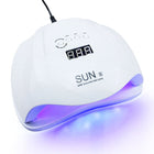 54W Professional UV/LED Nail Lamp Dryer – Fast Curing Gel Light with Universal Voltage