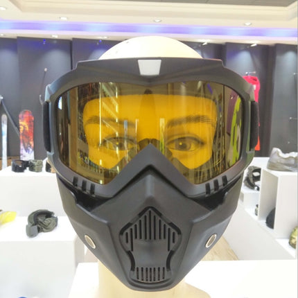Tactical Protective Goggles – Reinforced PC Lens, Anti-Impact Riding & Motorcycle Helmet Eyewear