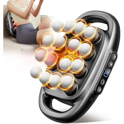 Handheld Deep Tissue Massage Gun – Multi-Gear LED Display Muscle Relaxation Device (6 / 8 / 16 Heads)