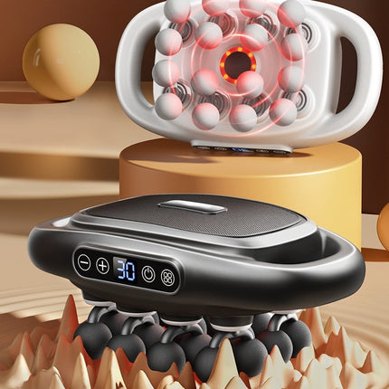 Handheld Deep Tissue Massage Gun – Multi-Gear LED Display Muscle Relaxation Device (6 / 8 / 16 Heads)