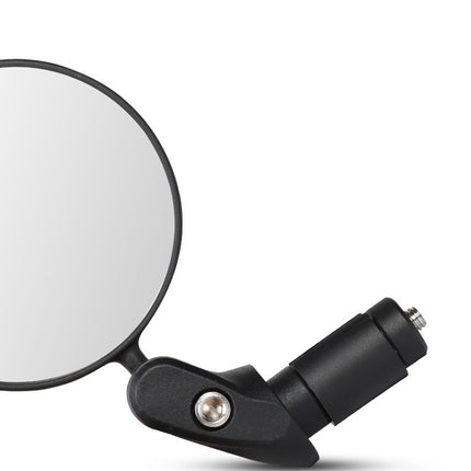 Universal Bicycle Handlebar Rearview Mirror – 360° Adjustable Wide-Angle Convex Mirror