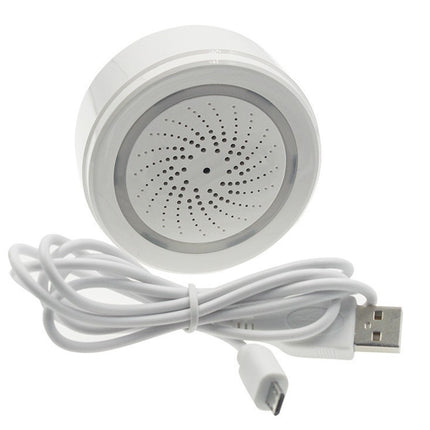 Wireless Sound & Light Alarm Siren with Mobile App Control