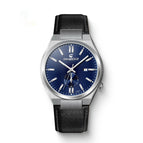 Blue Surface And Black Leather