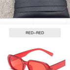 Red / With glasses bag