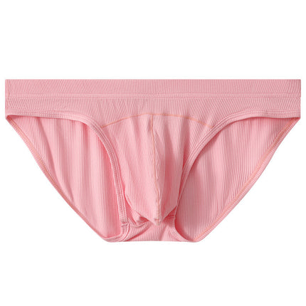 Men’s Low-Waist Nylon Hip-Lifting Underwear