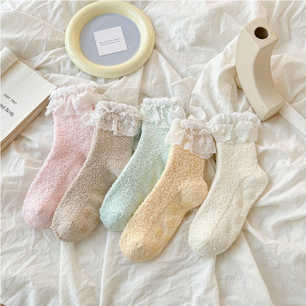 Breathable Polyester Fiber Socks for Kids and Adults