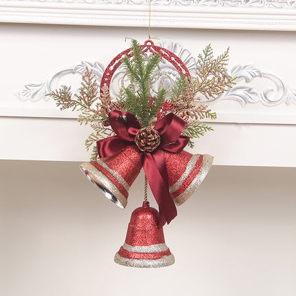 Pearlescent Christmas Bell Ornament – Decorative Hanging Bell for Christmas Trees