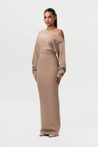 Women’s High-Waist Long One-Step Dress – Elegant Temperament Commuter Maxi Dress