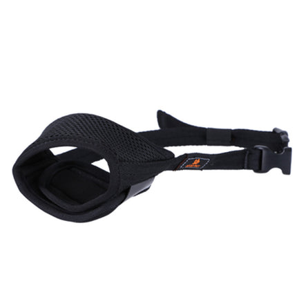 Adjustable Breathable Dog Muzzle – Soft Canvas Anti-Bite Mask with Velcro Straps (XS–XXL)
