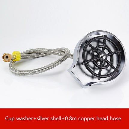 Automatic High-Pressure Bar Counter Cup Washer Faucet