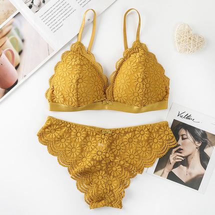Princess Lace Thin Mold Cup Bra Set