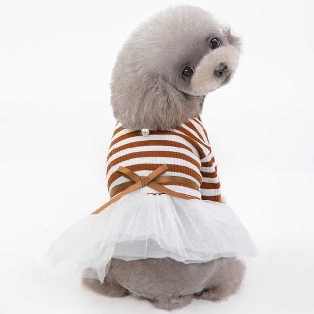 Cotton Teddy Bear Small Dog Pet Skirt