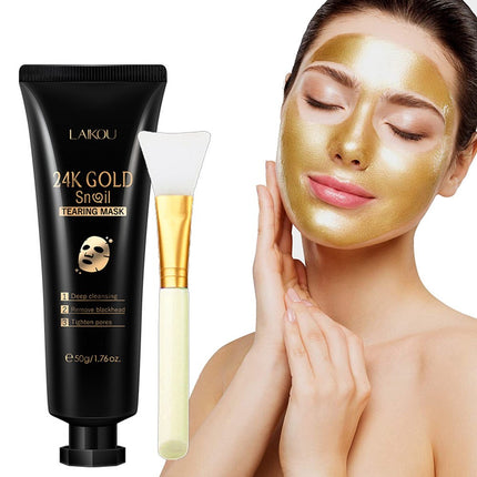 50g Tearing Face Mask Set with Eyebrow Shaving Knife