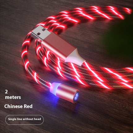 Magnetic Fast Charging Cable – LED Type-C & Micro USB Charger