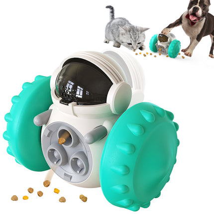 Interactive Pet Treat Dispenser – Intelligent Tumbler Puzzle Feeder Toy
