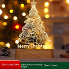 Christmas Tree Wood Grain / Warm White