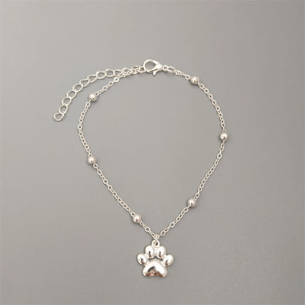 Alloy Animal/Zodiac Charm Anklet – Silver