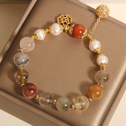 Women’s Crystal Pearl Bracelet