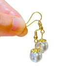 Geometric Artificial Pearl Earrings for Fashion Commuter Women