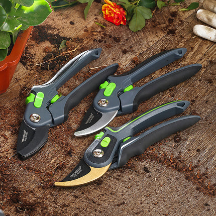 Heavy-Duty Garden Pruning Shears – Ergonomic Metal Branch Cutter