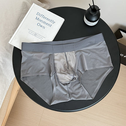 Men’s Mid-Waist Seamless Nylon Briefs