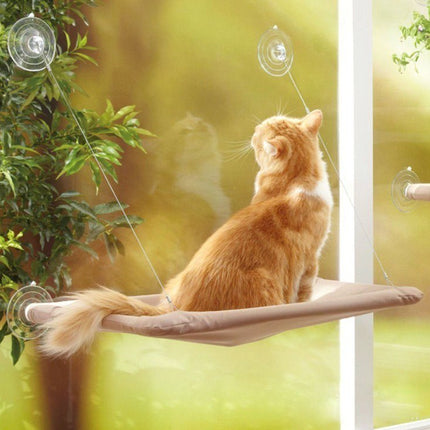 Cat Window Hammock – Heavy-Duty Suction Cup Hanging Bed for Sunny Window Lounging