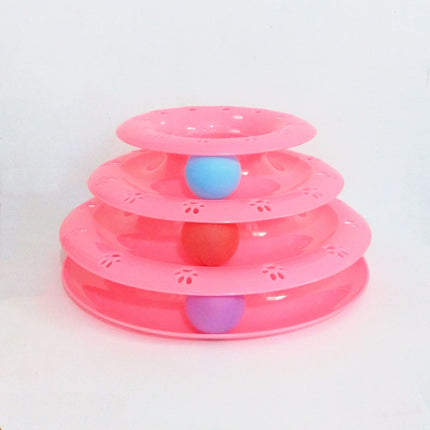 Cat Turntable Educational Interactive Toy – Spinning Play for Cats