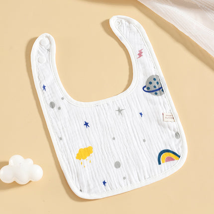 Waterproof Pure Cotton Baby Bib