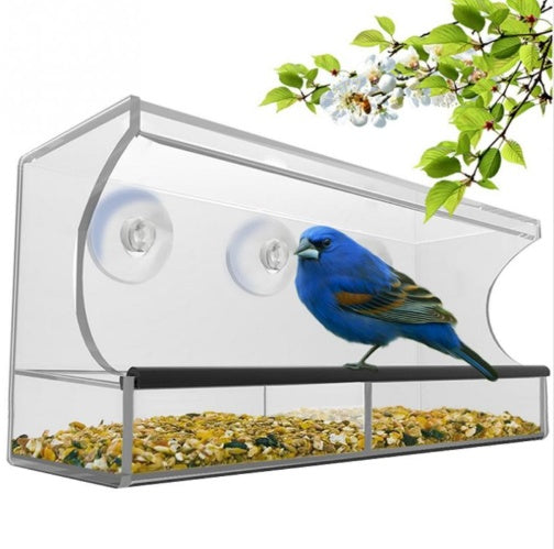 New Acrylic Bird Feeder Box