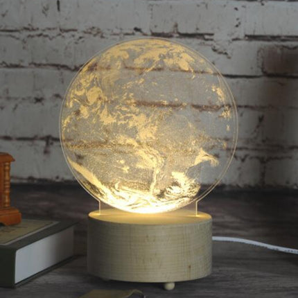 USB-Powered LED Night Light – Eye-Caring Acrylic Lamp with Remote Control