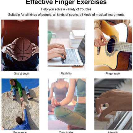 Silicone Finger Grip Exerciser – Hand Strength & Arthritis Trainer