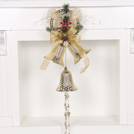 Pearlescent Christmas Bell Ornament – Decorative Hanging Bell for Christmas Trees