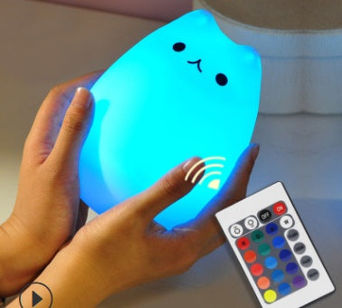 KittyGlow Soft Silicone Night Light
