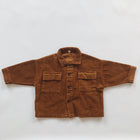 Corduroy Retro Cardigan Coat – Kids