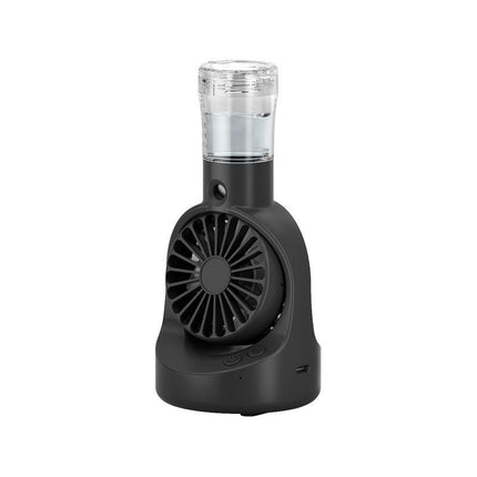 Portable Handheld Mist Fan – 4-Speed Spray Cooling with USB Charging