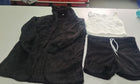 3-Piece Women’s Pajama Set – Long Sleeve Crop Top & Drawstring Shorts
