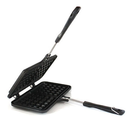 Non-Stick Waffle Maker Mold – Aluminum Alloy Bakeware with Locking Handle