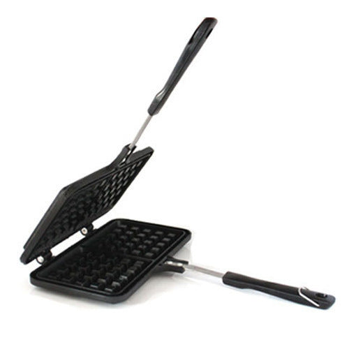 Non-Stick Waffle Maker Mold – Aluminum Alloy Bakeware with Locking Handle