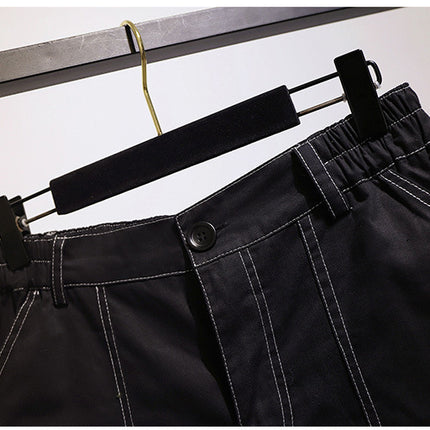 Casual Plus-Size Cotton Shorts