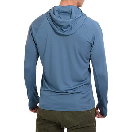 Men’s Quick-Dry Sun Protection Jacket – Lightweight Polyester Outdoor Wear