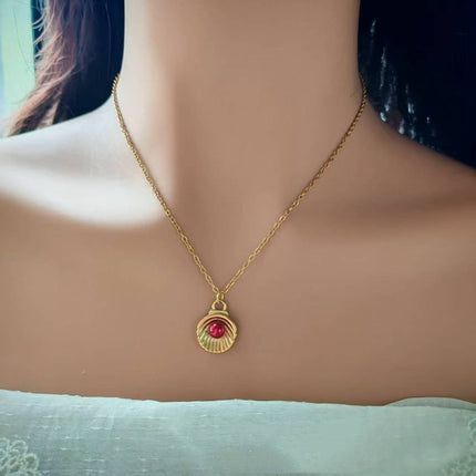 18K Gold Plated Cross Chain Necklace