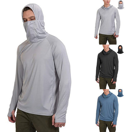 Men’s Quick-Dry Sun Protection Jacket – Lightweight Polyester Outdoor Wear