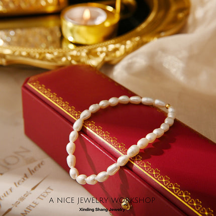 Handmade Freshwater Pearl Retro Bracelet